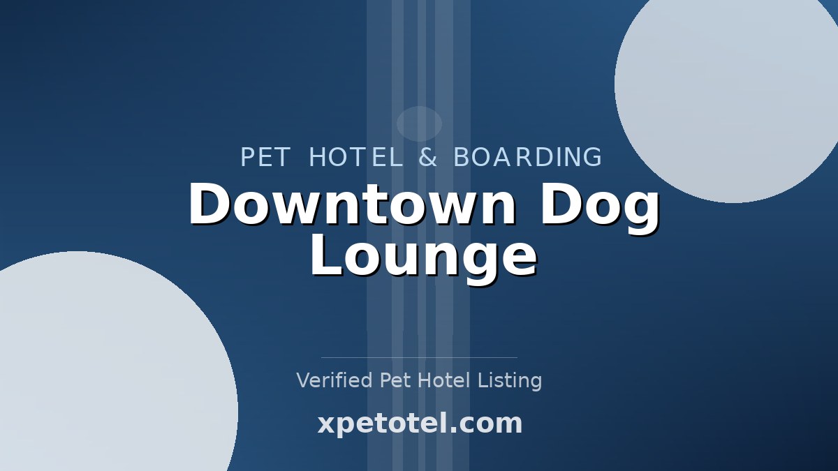 Downtown Dog Lounge pet hotel Seattle