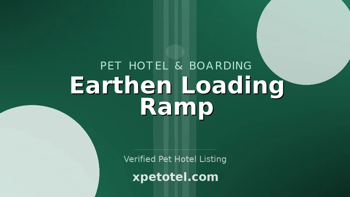 Earthen Loading Ramp
