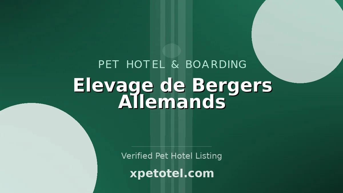 Elevage de Bergers Allemands