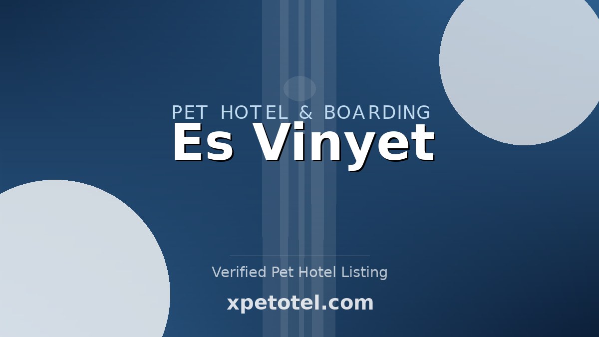 Es Vinyet pet hotel Spain