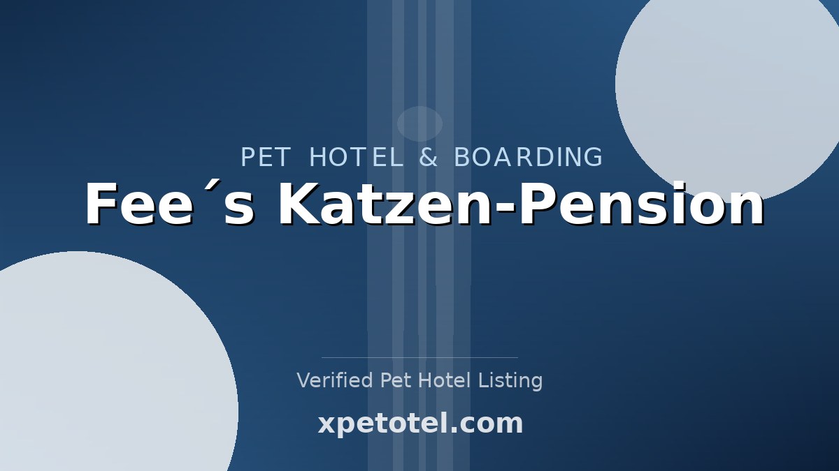 Fee´s Katzen-Pension pet hotel Großbeeren