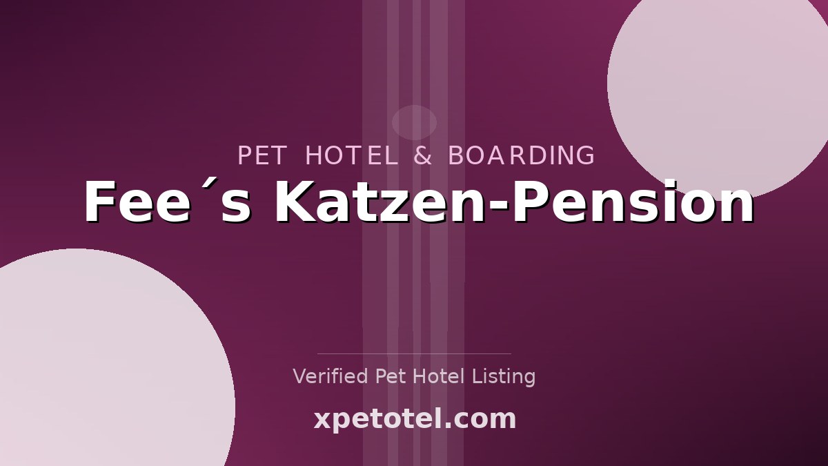 Fee´s Katzen-Pension pet hotel Großbeeren