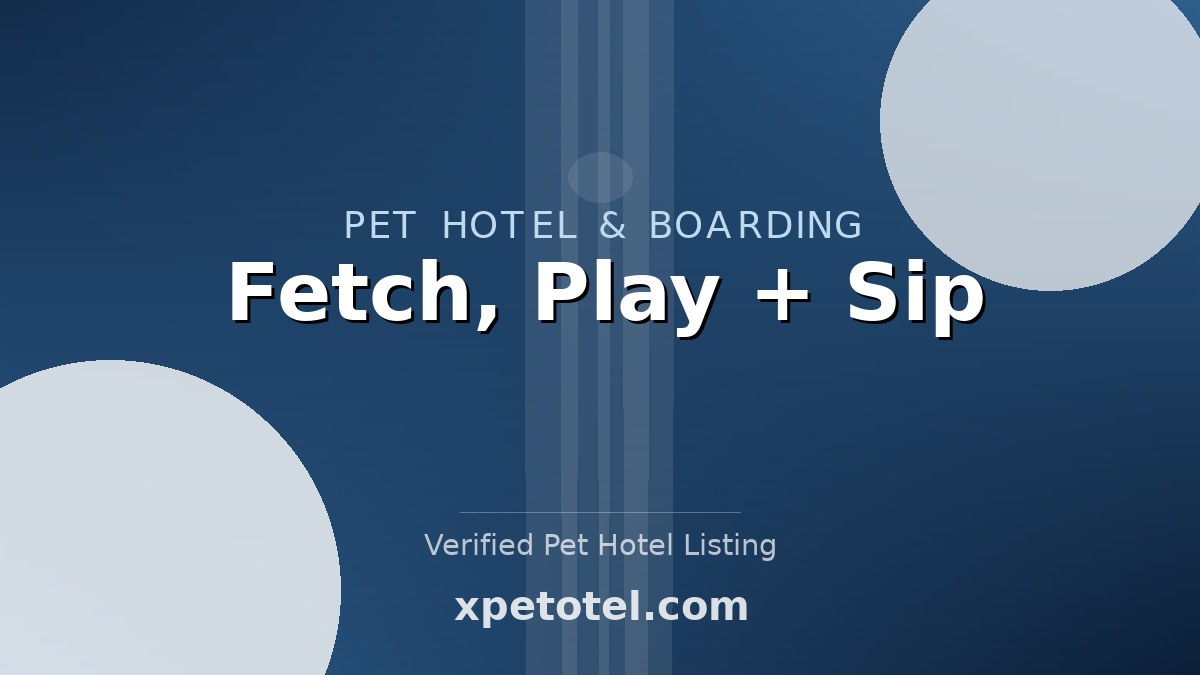 Fetch, Play + Sip pet hotel Green Bay
