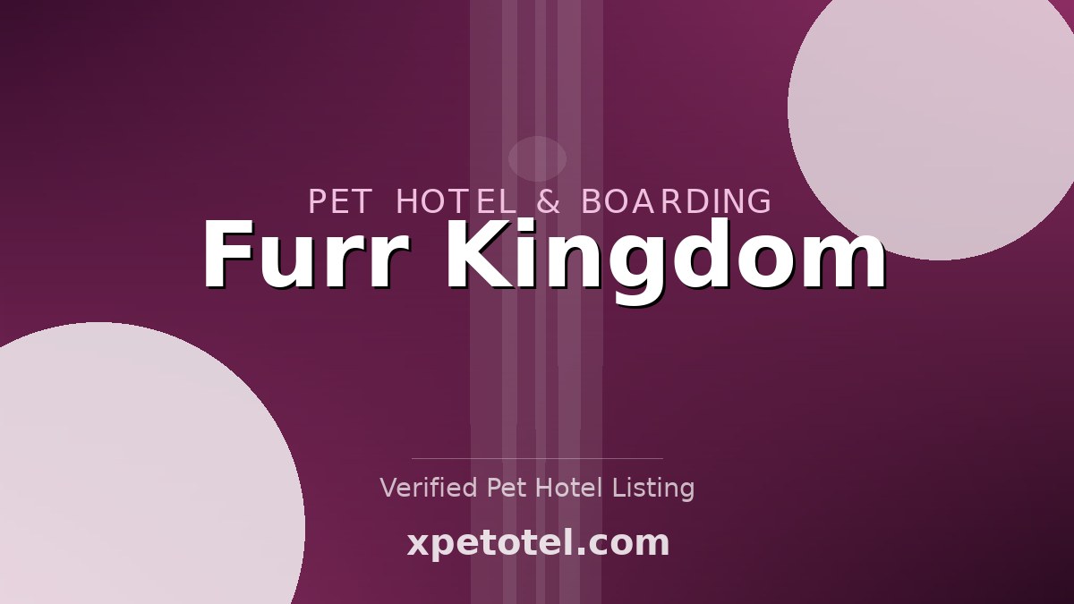 Furr Kingdom pet hotel Manakin-Sabot