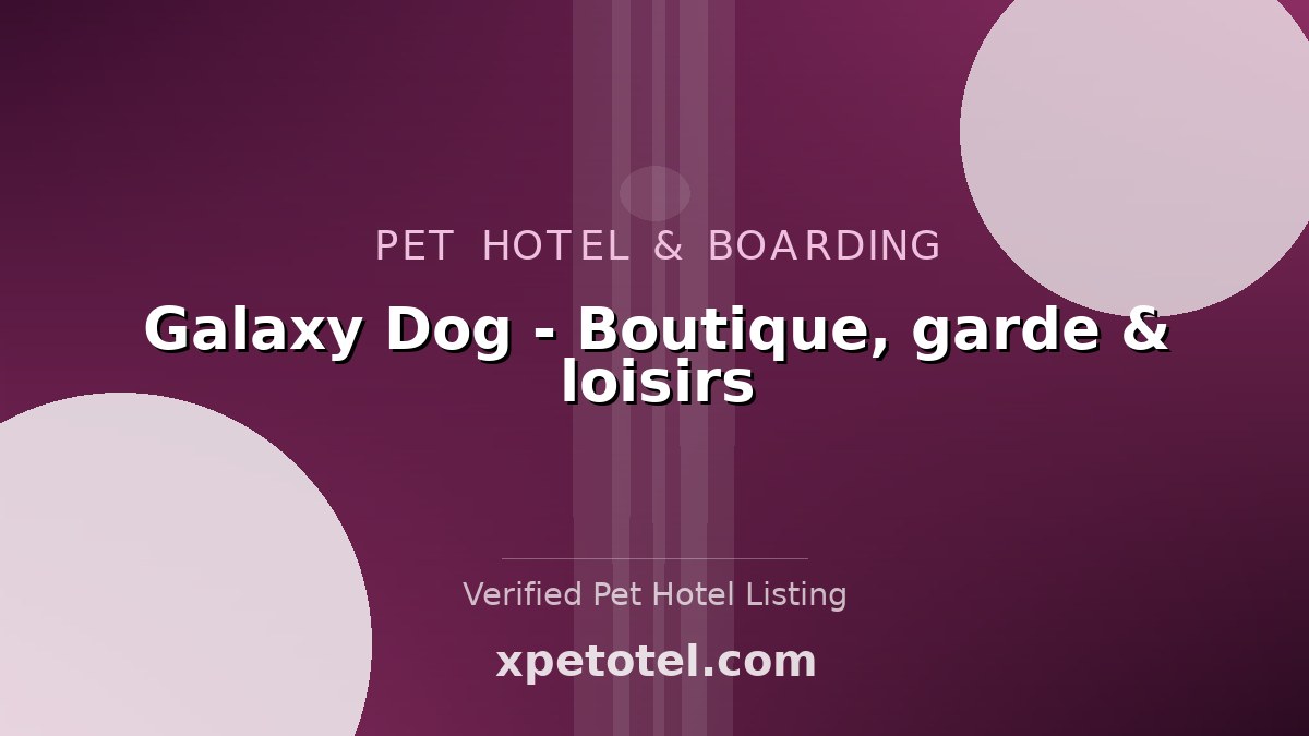 Galaxy Dog - Boutique, garde & loisirs pet hotel Haubourdin