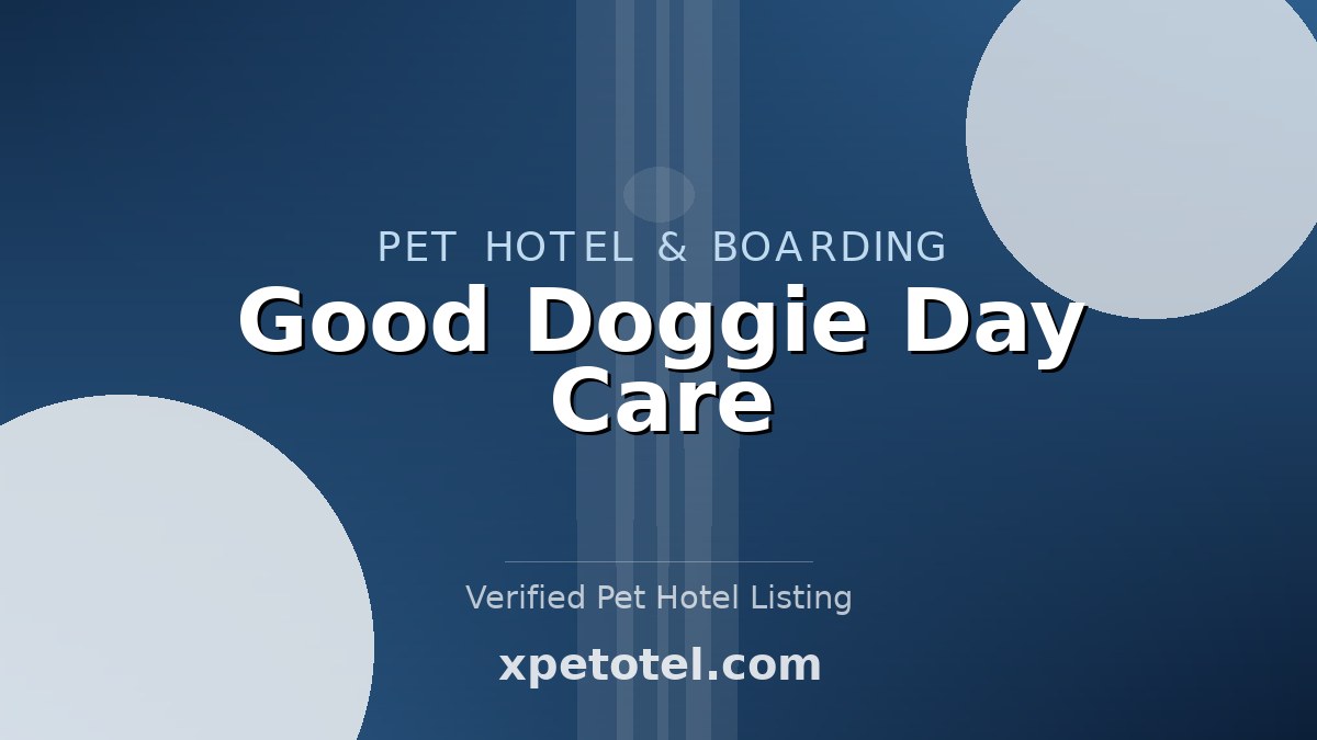 Good Doggie Day Care pet hotel Towson