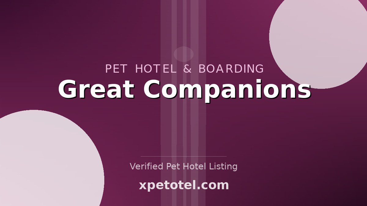 Great Companions pet hotel Slatington