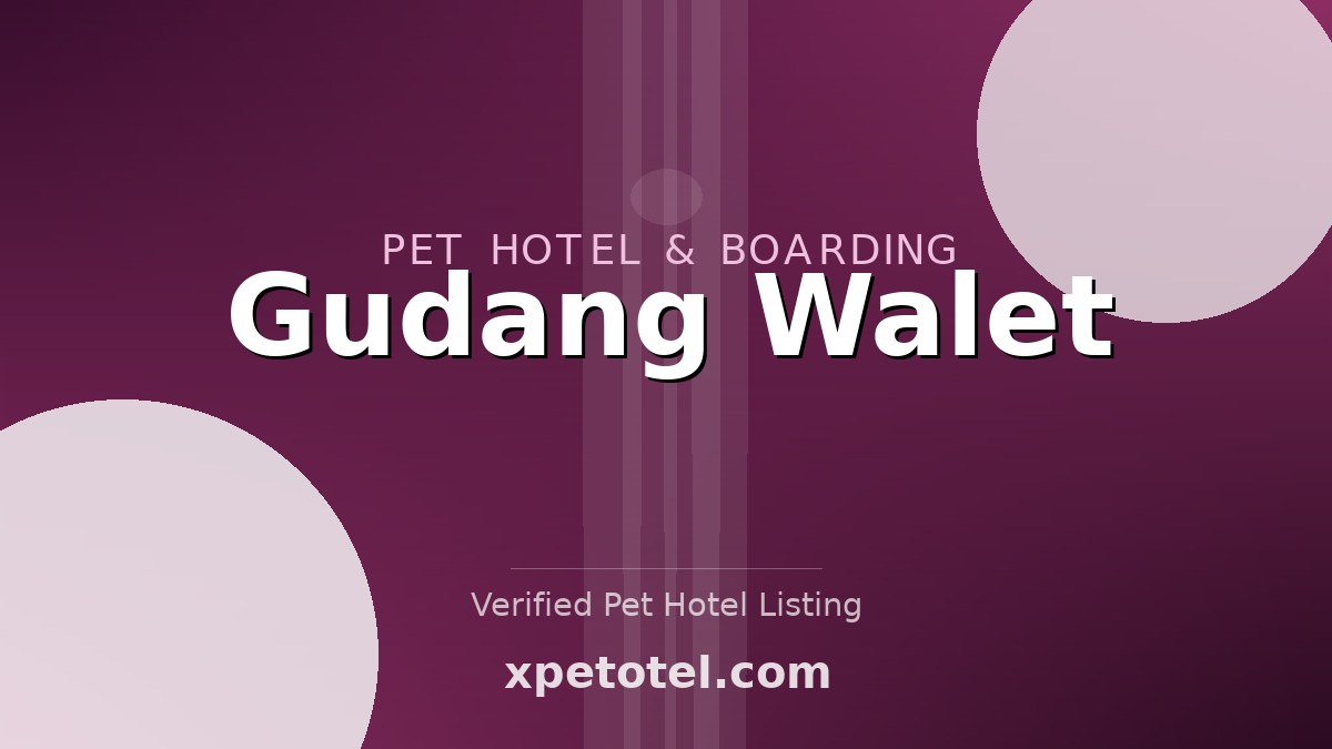 Gudang Walet pet hotel Indonesia