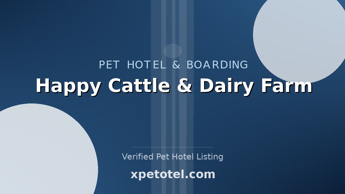 Happy Cattle & Dairy Farm pet hotel Karachi