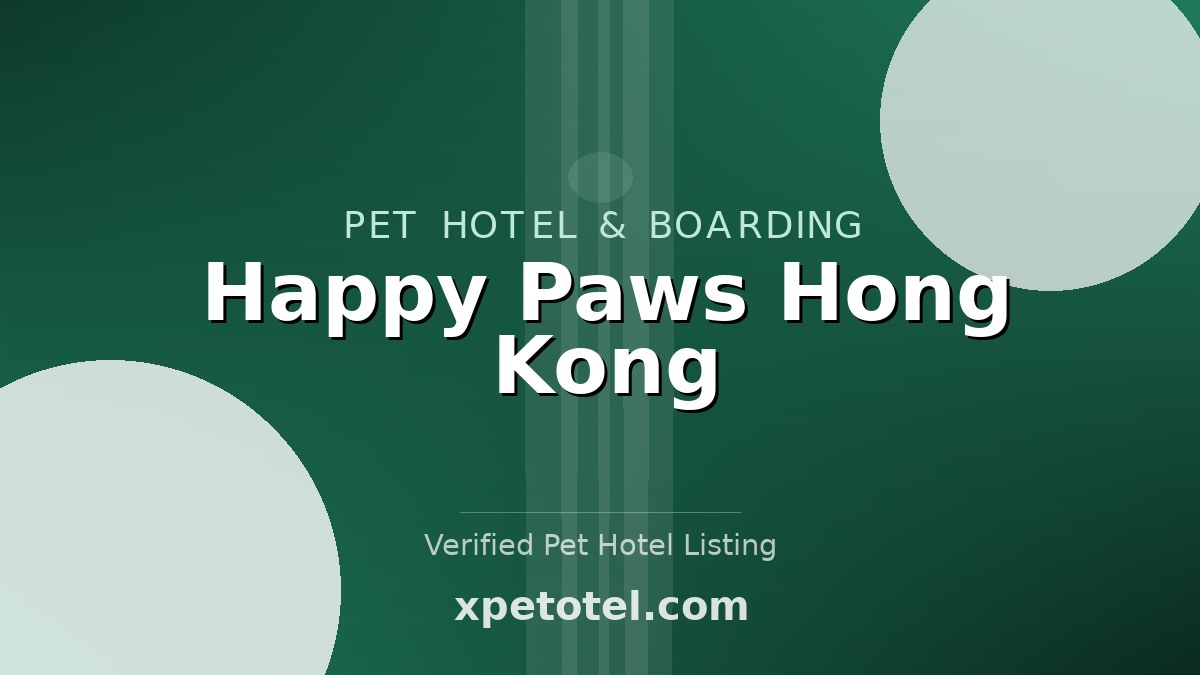 Happy Paws Hong Kong