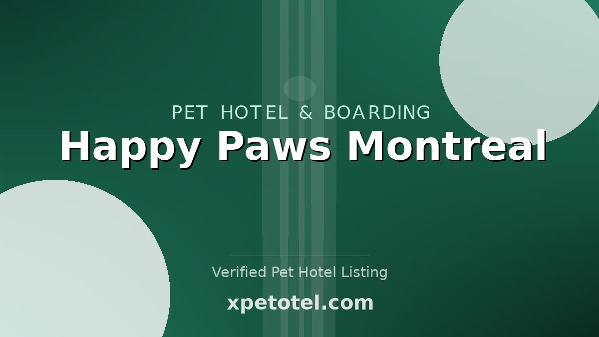 Happy Paws Montreal