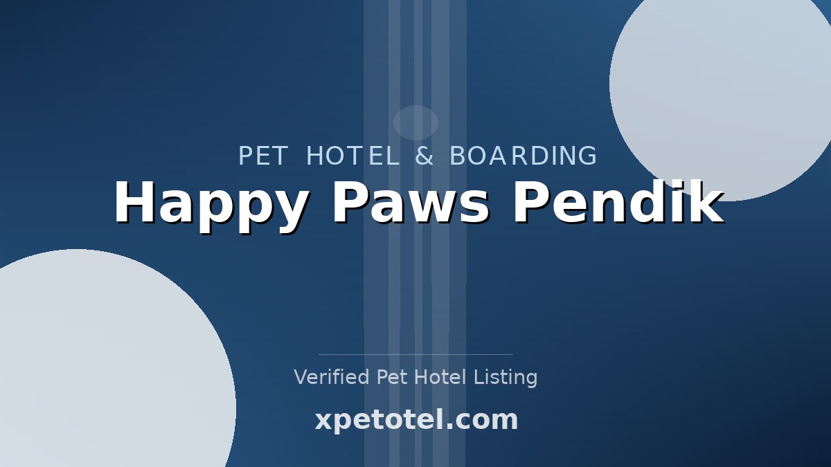 Happy Paws Pendik pet hotel Istanbul