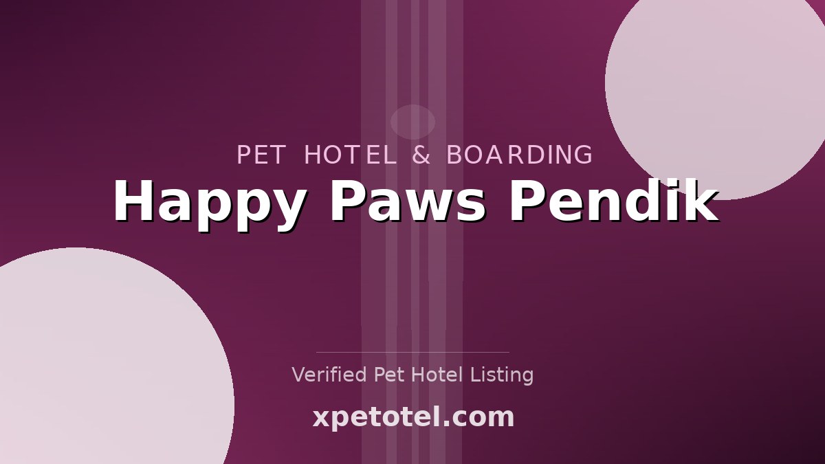 Happy Paws Pendik pet hotel Istanbul
