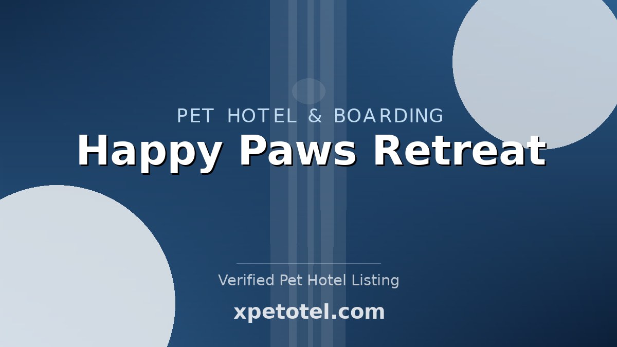Happy Paws Retreat pet hotel Nashville