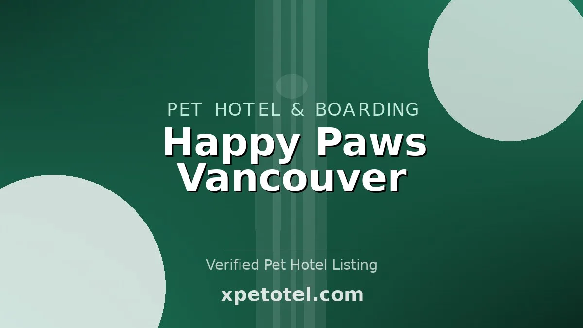 Happy Paws Vancouver