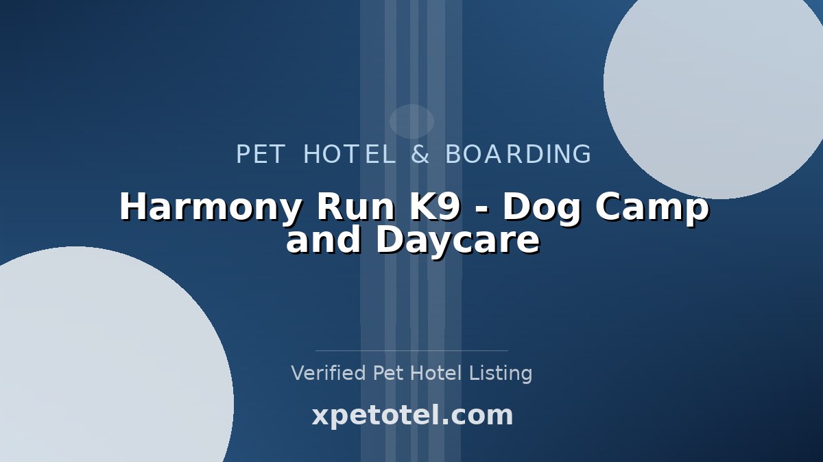 Harmony Run K9 - Dog Camp and Daycare pet hotel Randall