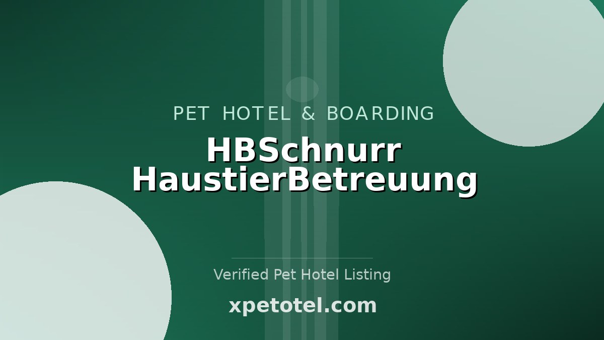 HBSchnurr HaustierBetreuung