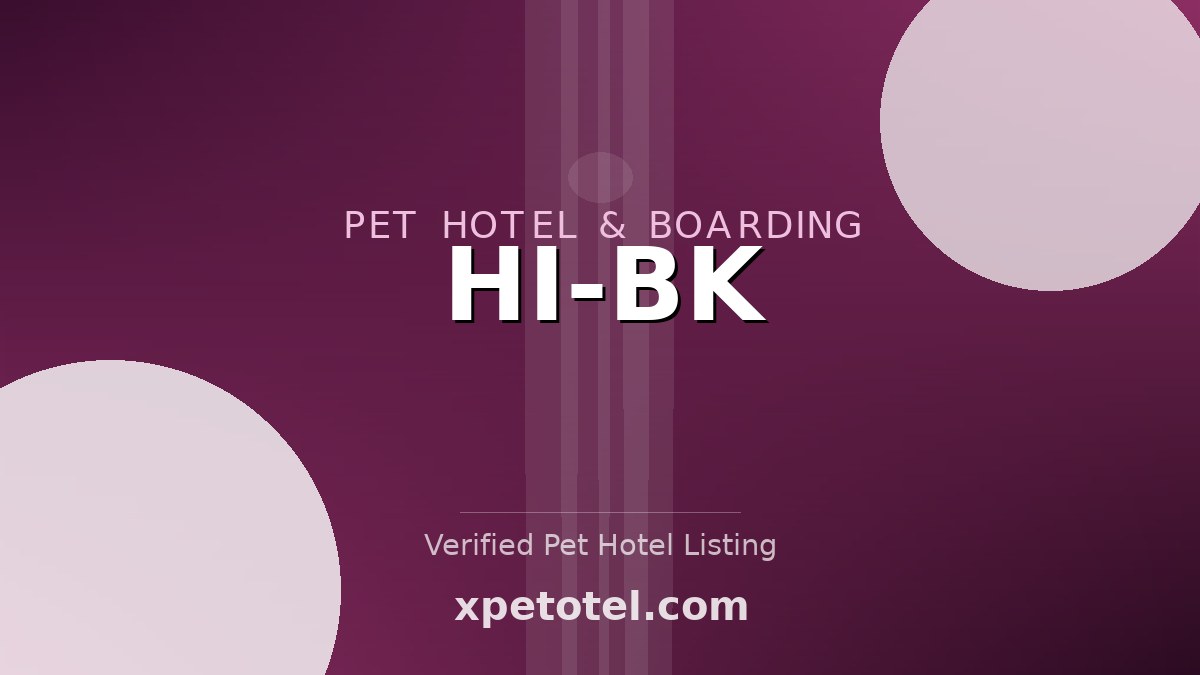 HI-BK pet hotel New York