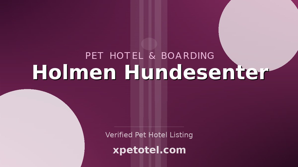 Holmen Hundesenter pet hotel Norway