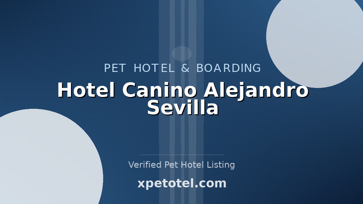 Hotel Canino Alejandro Sevilla pet hotel Paraguay