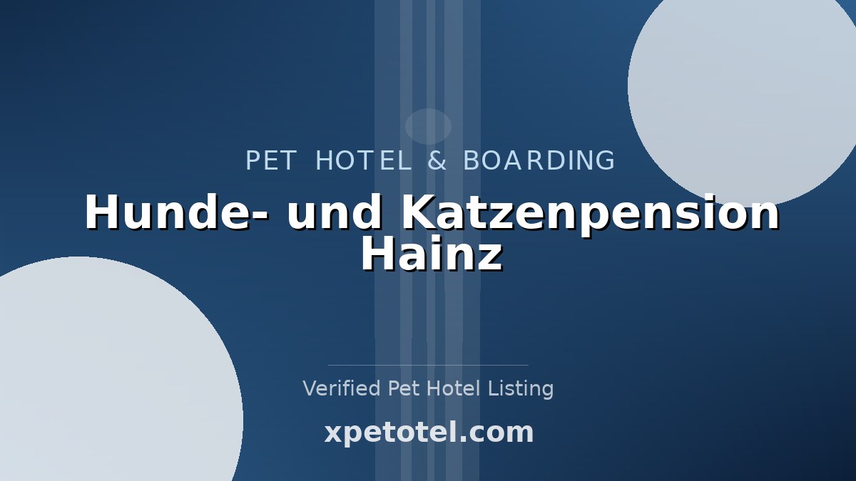 Hunde- und Katzenpension Hainz pet hotel Obing