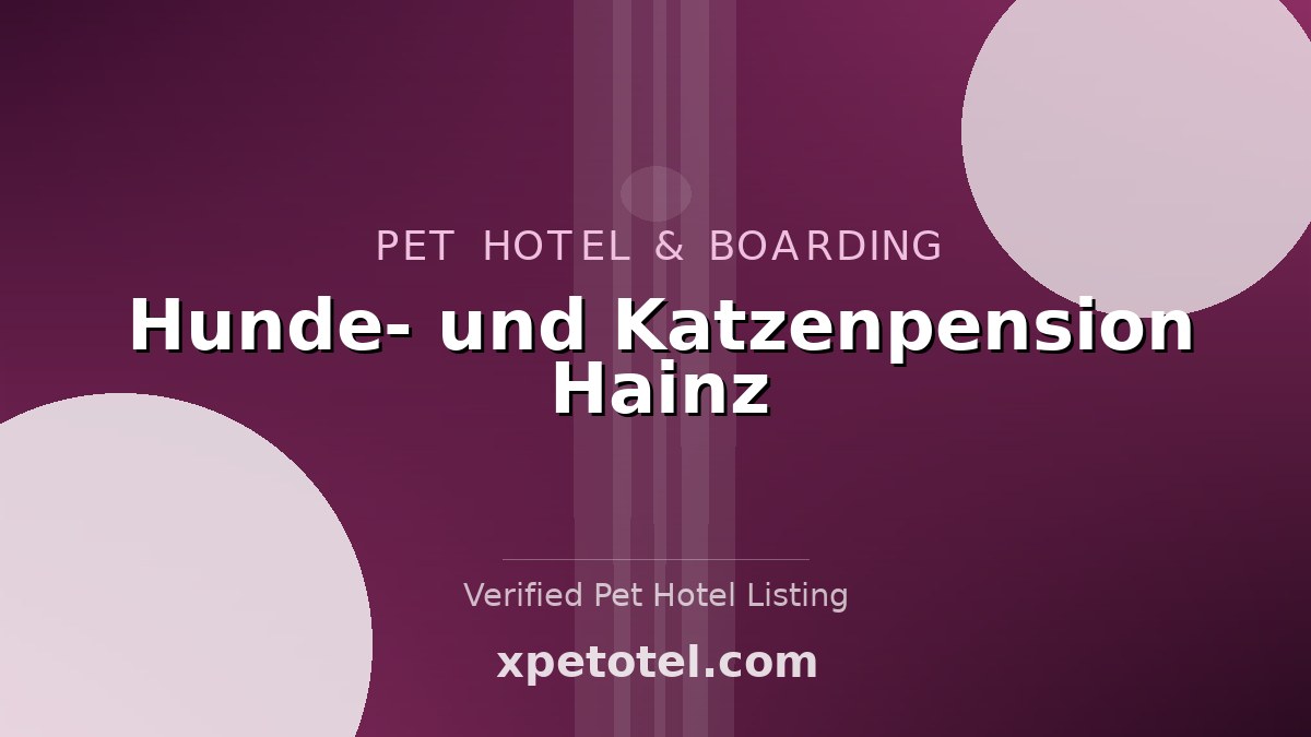 Hunde- und Katzenpension Hainz pet hotel Obing