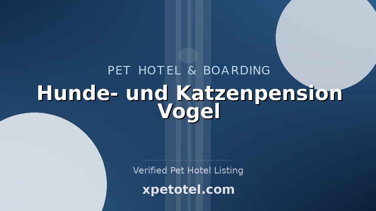 Hunde- und Katzenpension Vogel pet hotel Delbrück