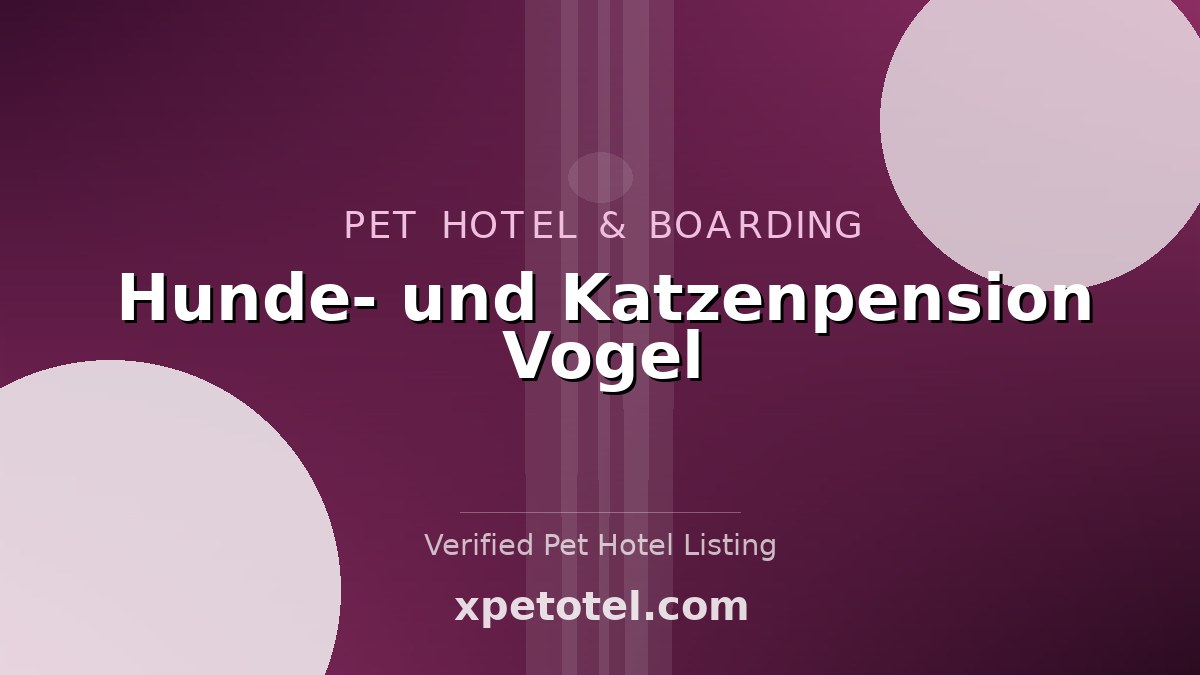 Hunde- und Katzenpension Vogel pet hotel Delbrück