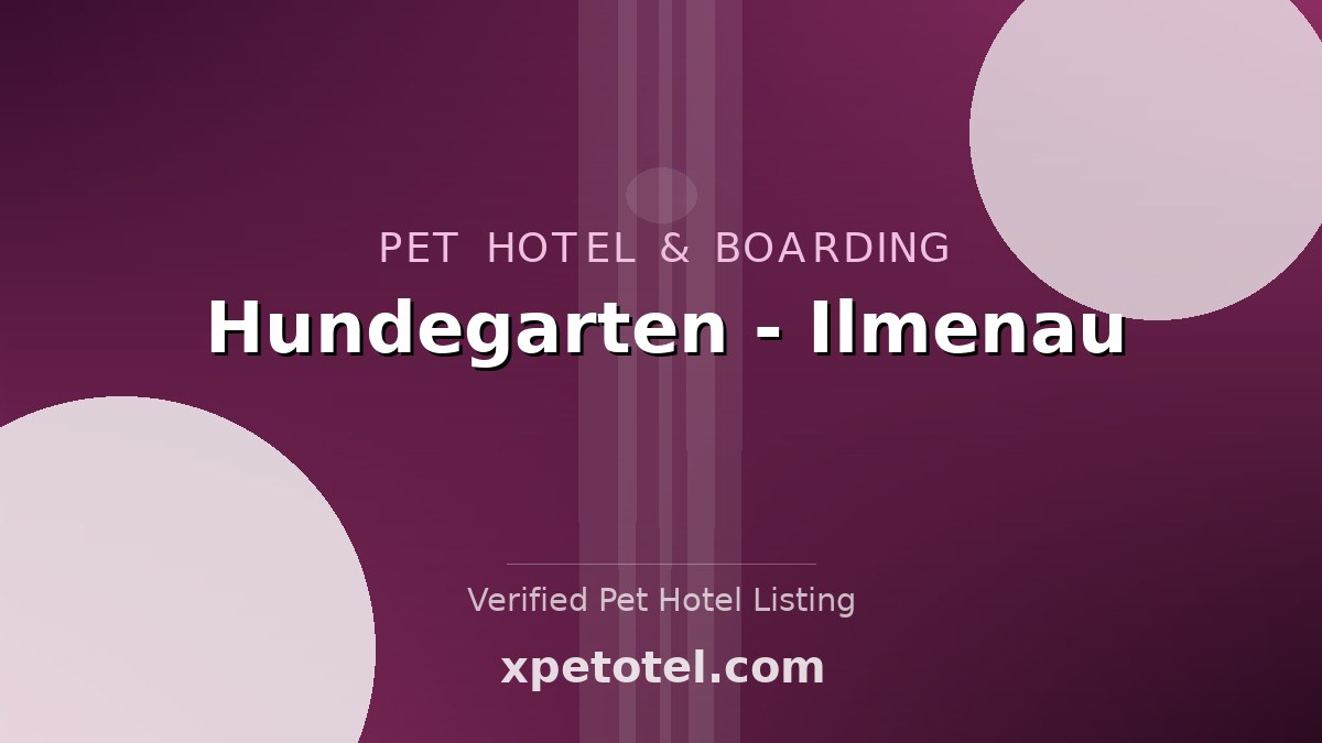 Hundegarten - Ilmenau pet hotel Ilmenau