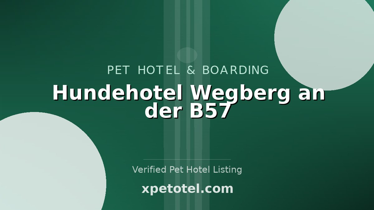 Hundehotel Wegberg an der B57