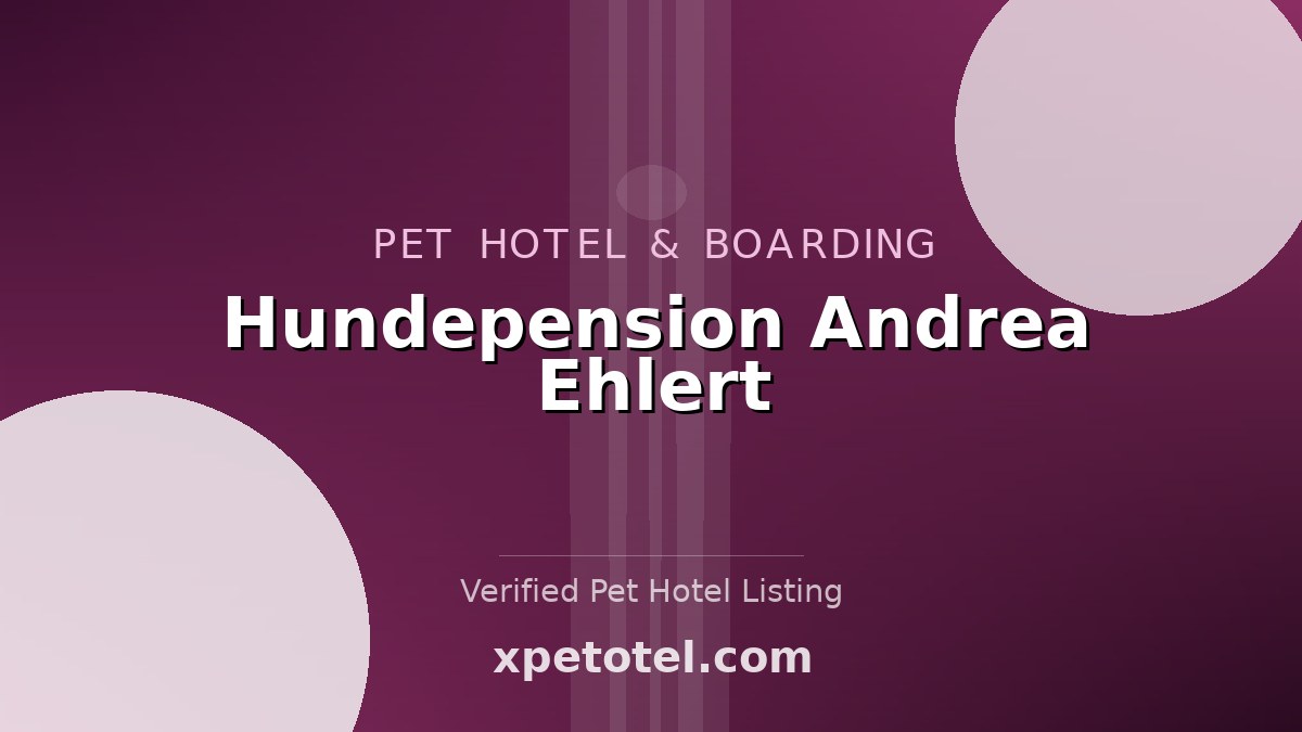 Hundepension Andrea Ehlert pet hotel Mannheim