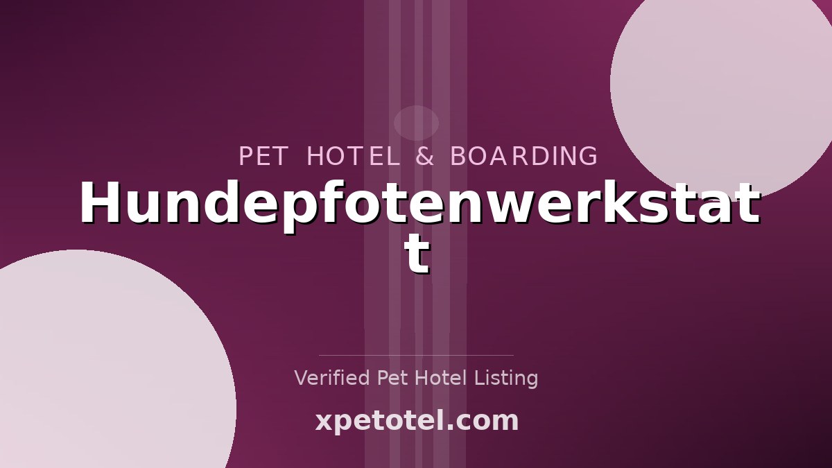 Hundepfotenwerkstatt pet hotel Vienna