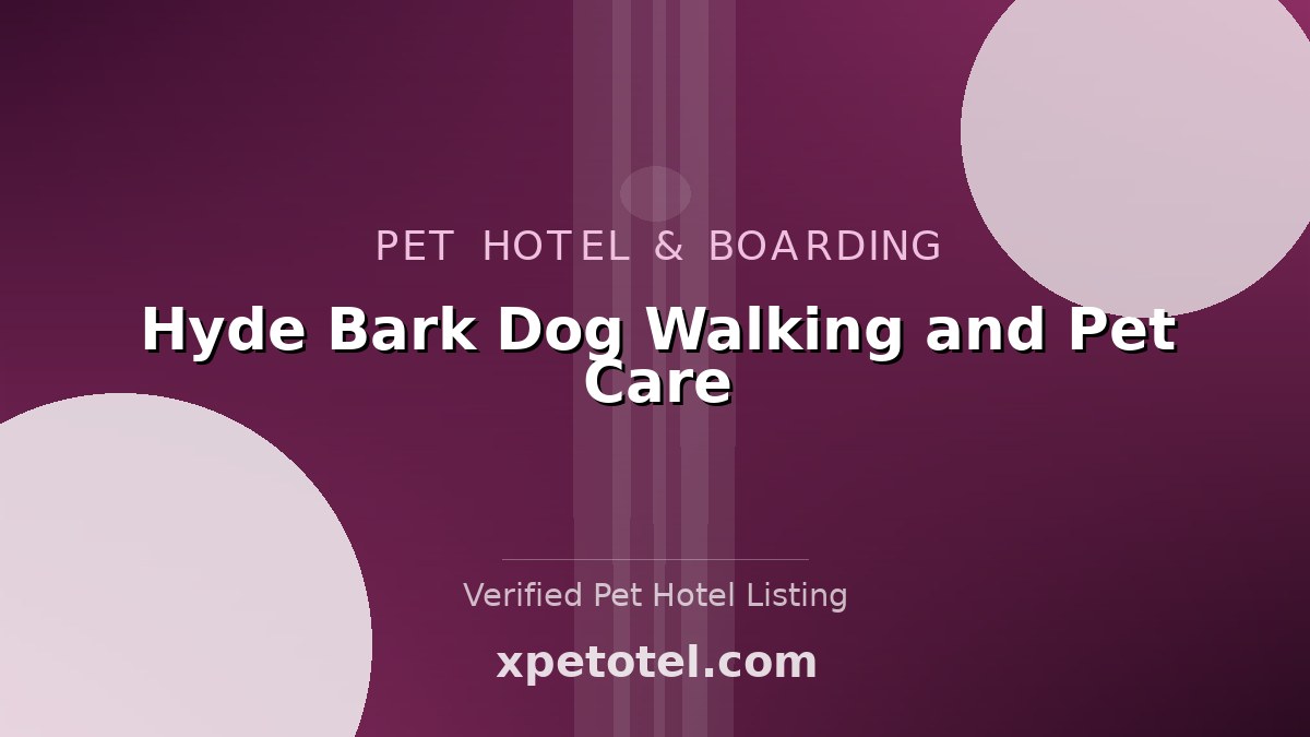 Hyde Bark Dog Walking and Pet Care pet hotel Chicago