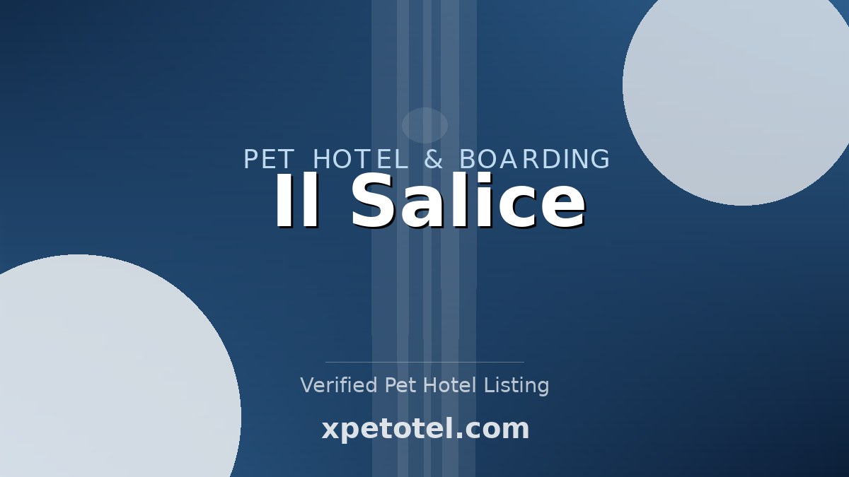 Il Salice pet hotel Italy