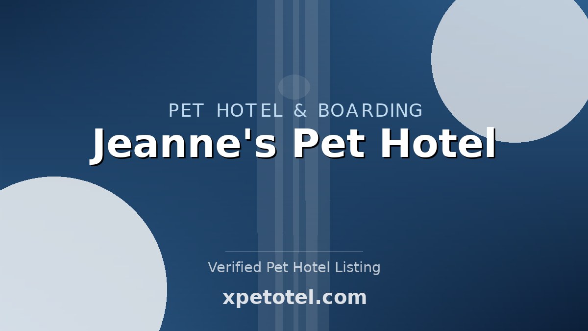 Jeanne's Pet Hotel pet hotel Coeur d'Alene