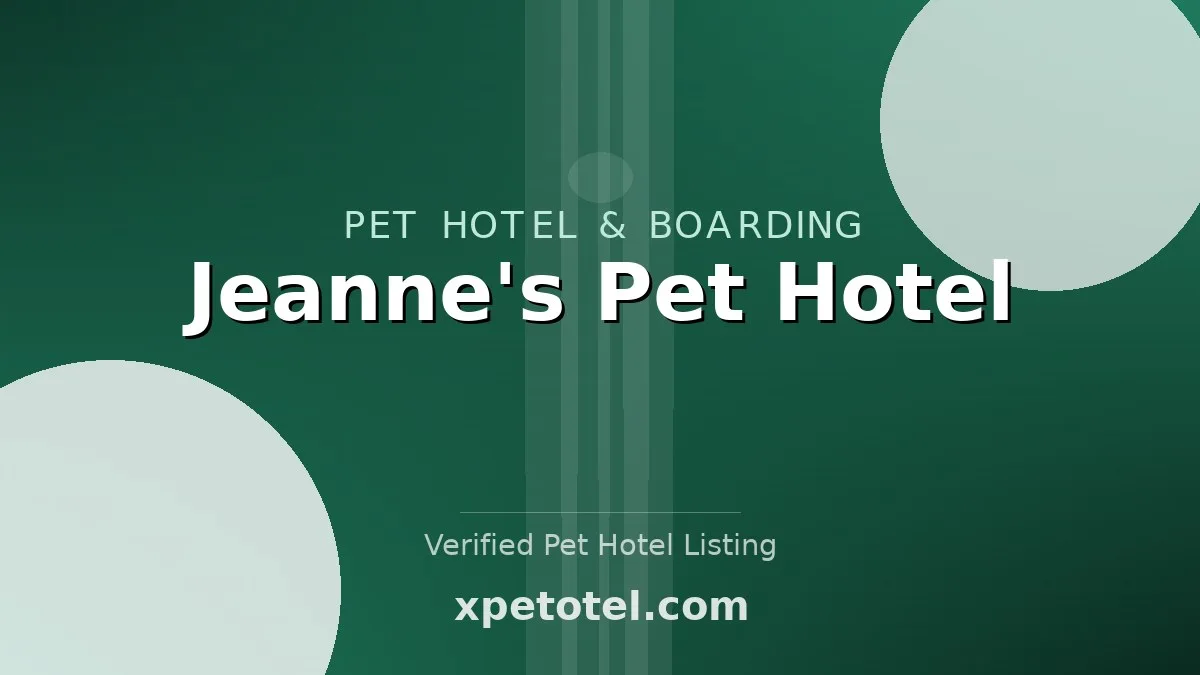Jeanne's Pet Hotel