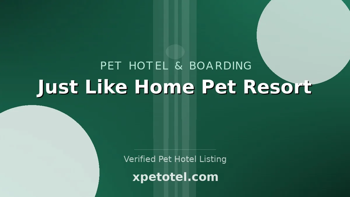 Just Like Home Pet Resort
