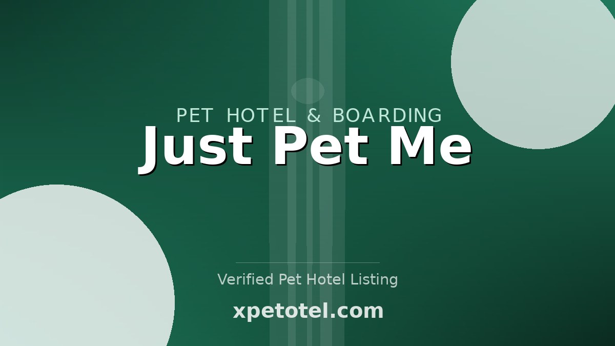 Just Pet Me