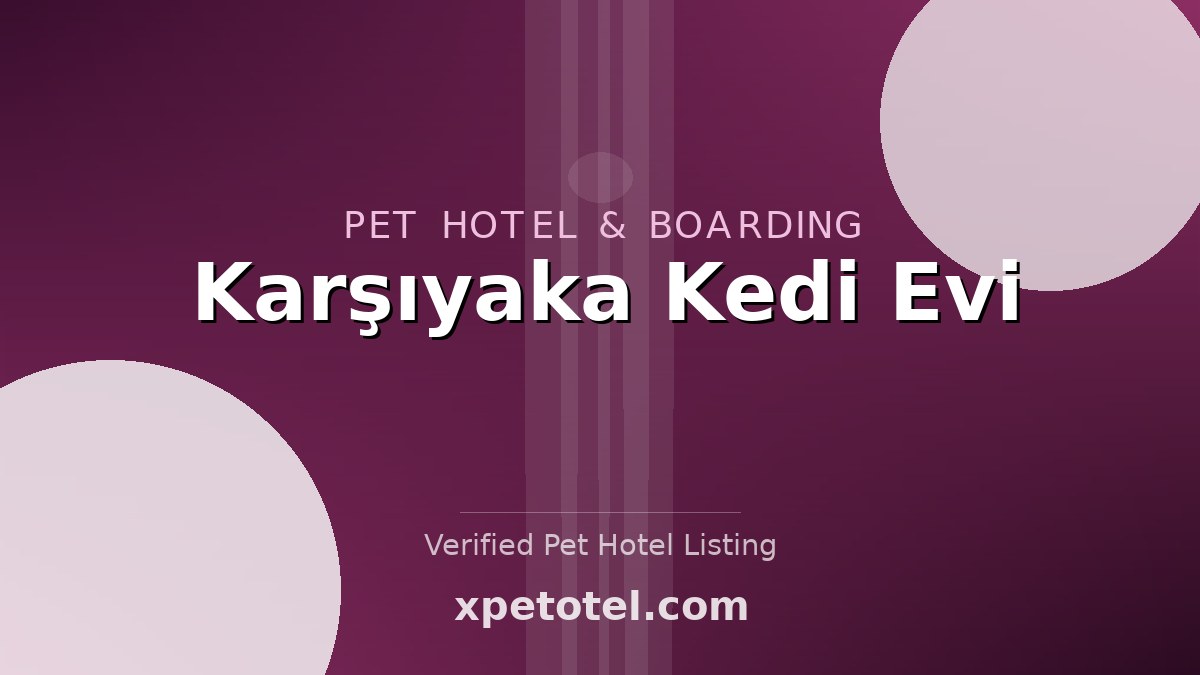 Karşıyaka Kedi Evi pet hotel Izmir