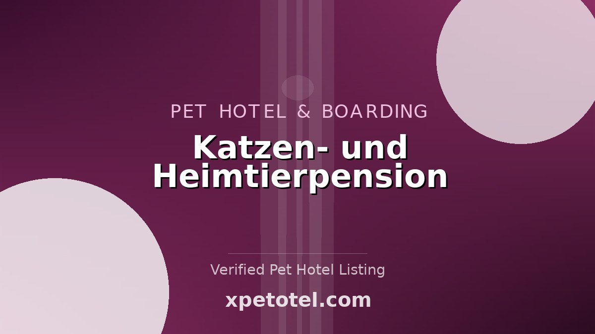 Katzen- und Heimtierpension pet hotel Löhne