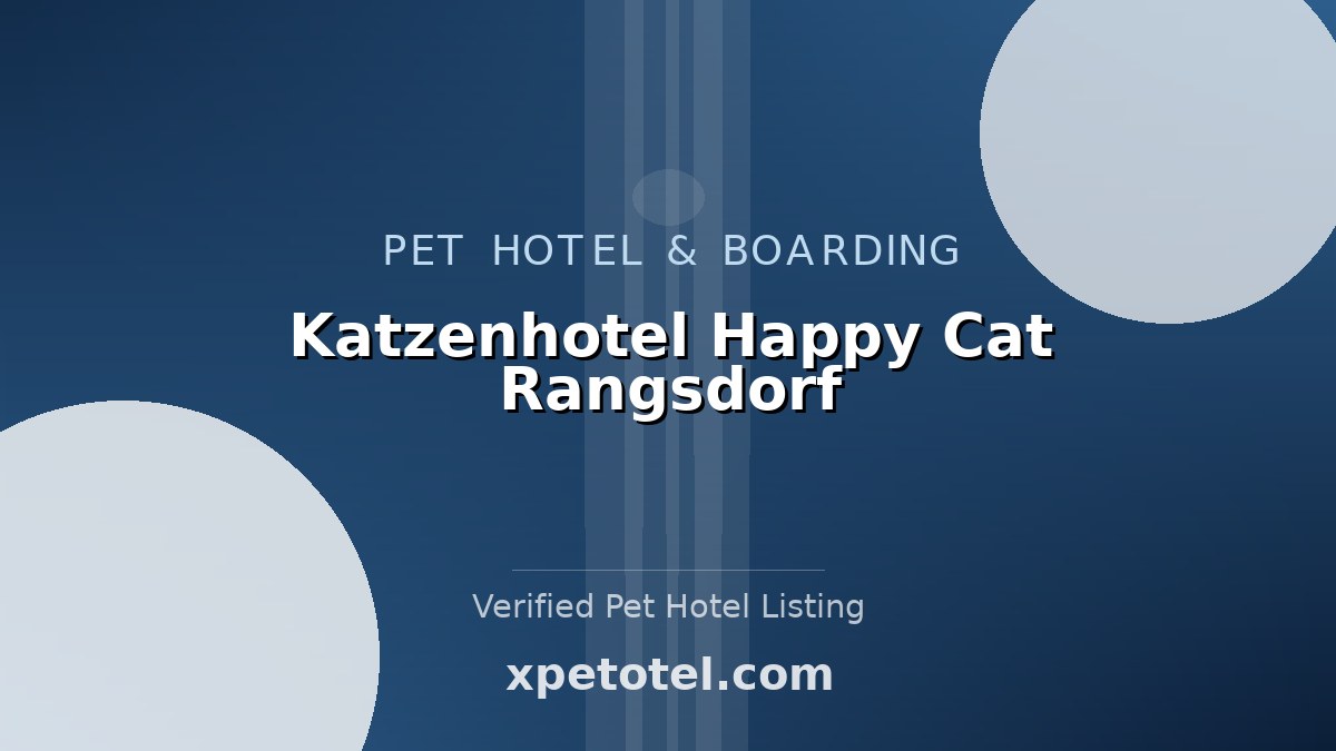 Katzenhotel Happy Cat Rangsdorf pet hotel Rangsdorf