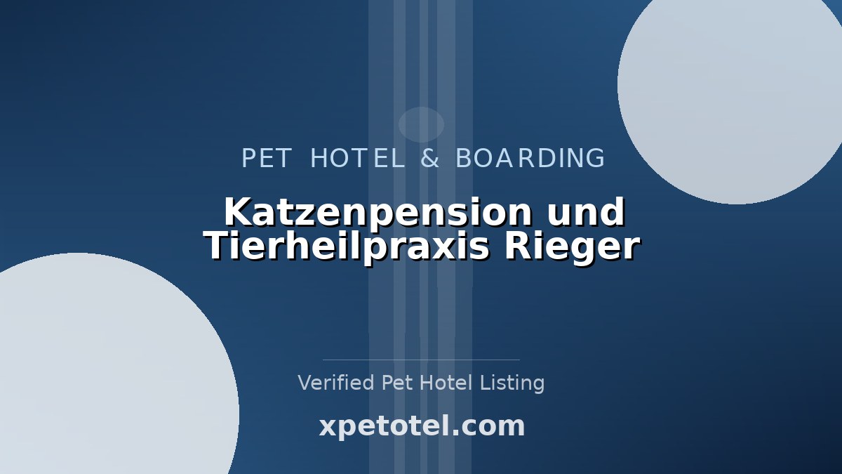 Katzenpension und Tierheilpraxis Rieger pet hotel Leipzig