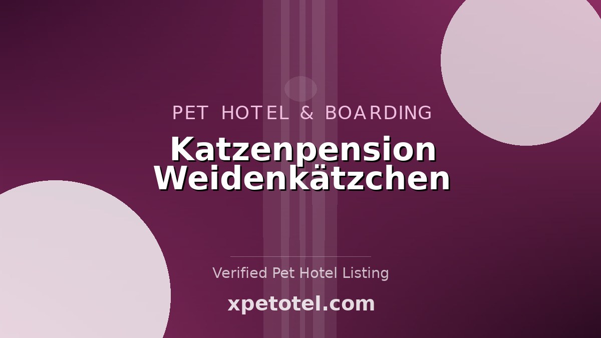 Katzenpension Weidenkätzchen pet hotel Glaubitz