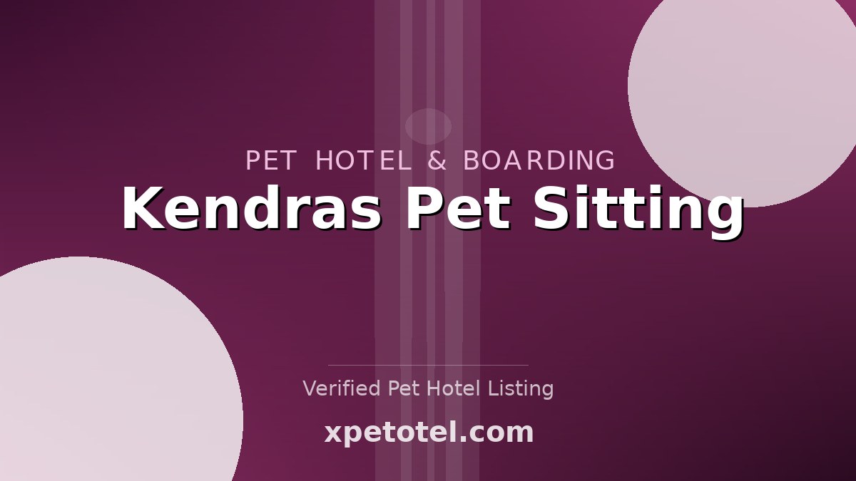Kendras Pet Sitting pet hotel Baytown