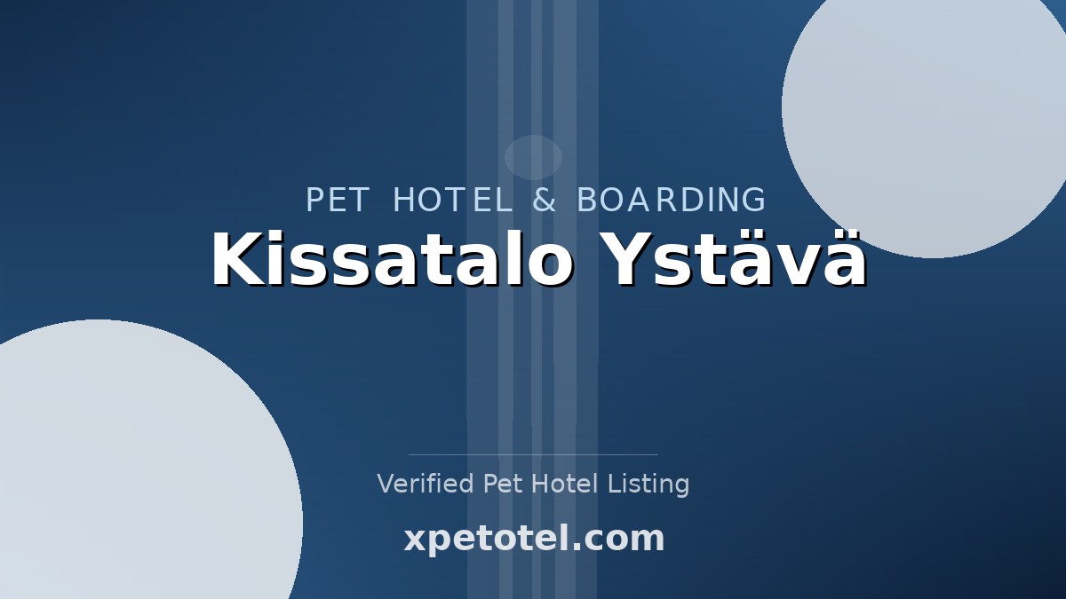 Kissatalo Ystävä pet hotel Espoo