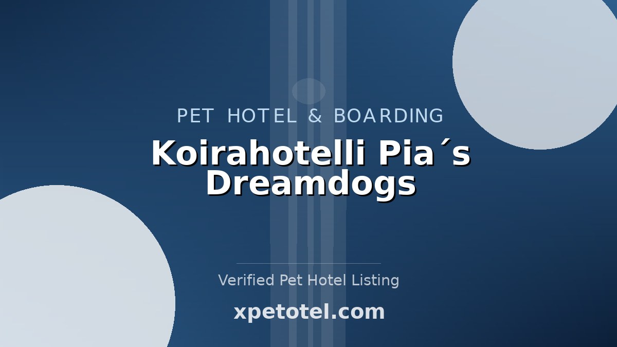 Koirahotelli Pia´s Dreamdogs pet hotel Finland