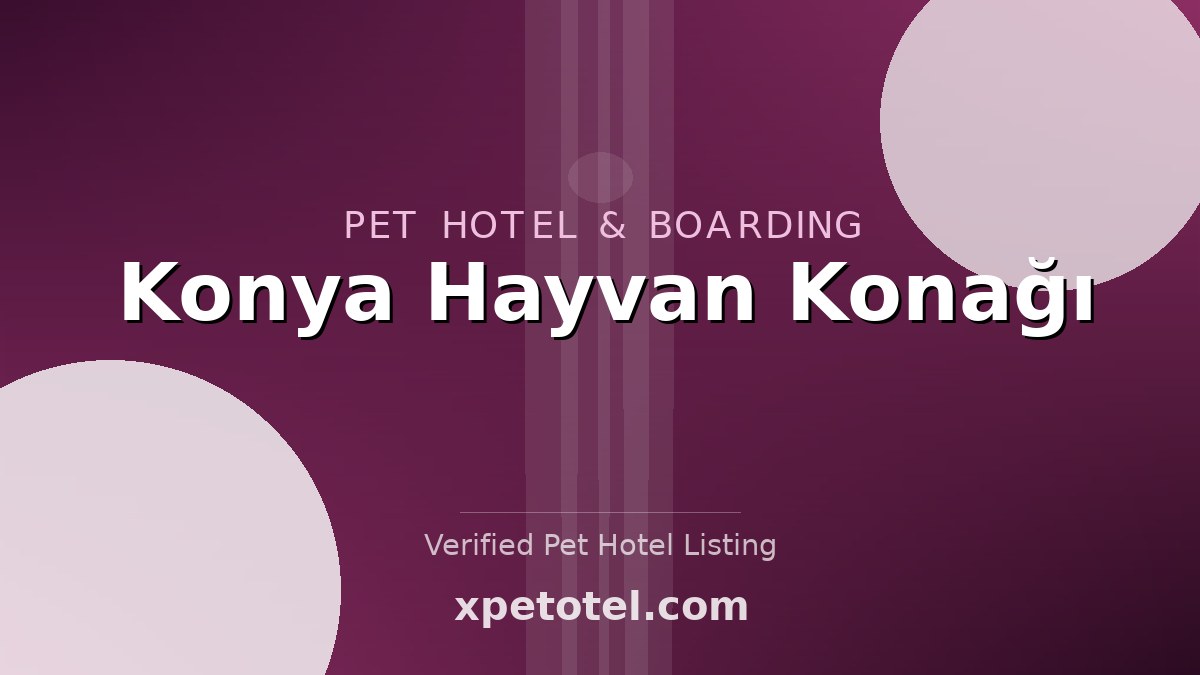 Konya Hayvan Konağı pet hotel Barcelona