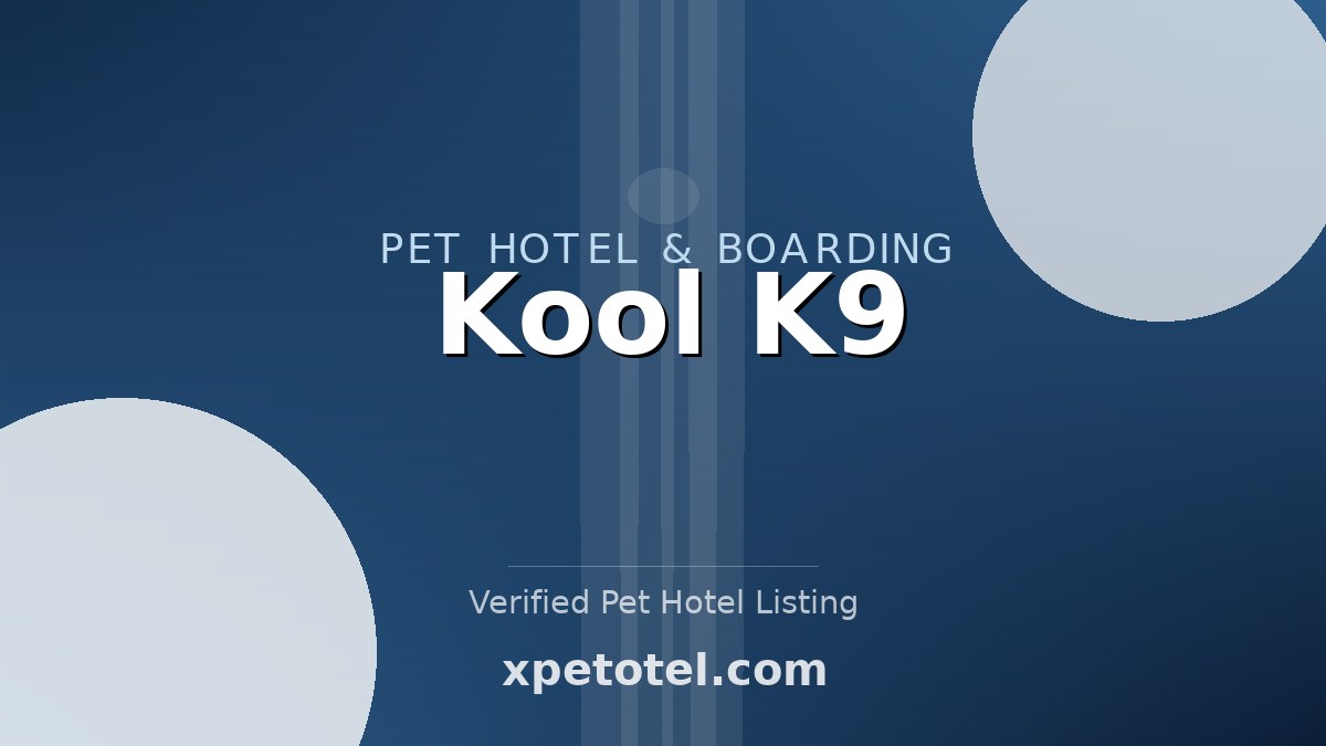 Kool K9 pet hotel Hooksett