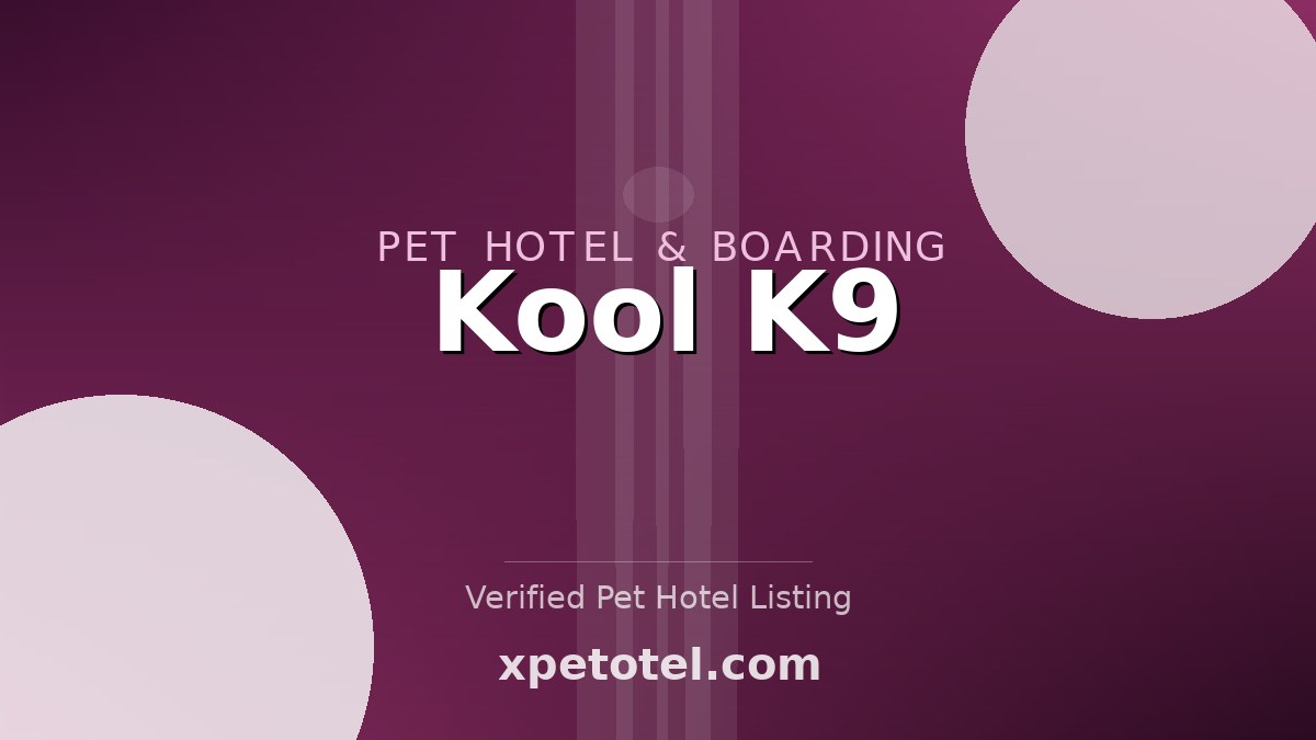 Kool K9 pet hotel Hooksett