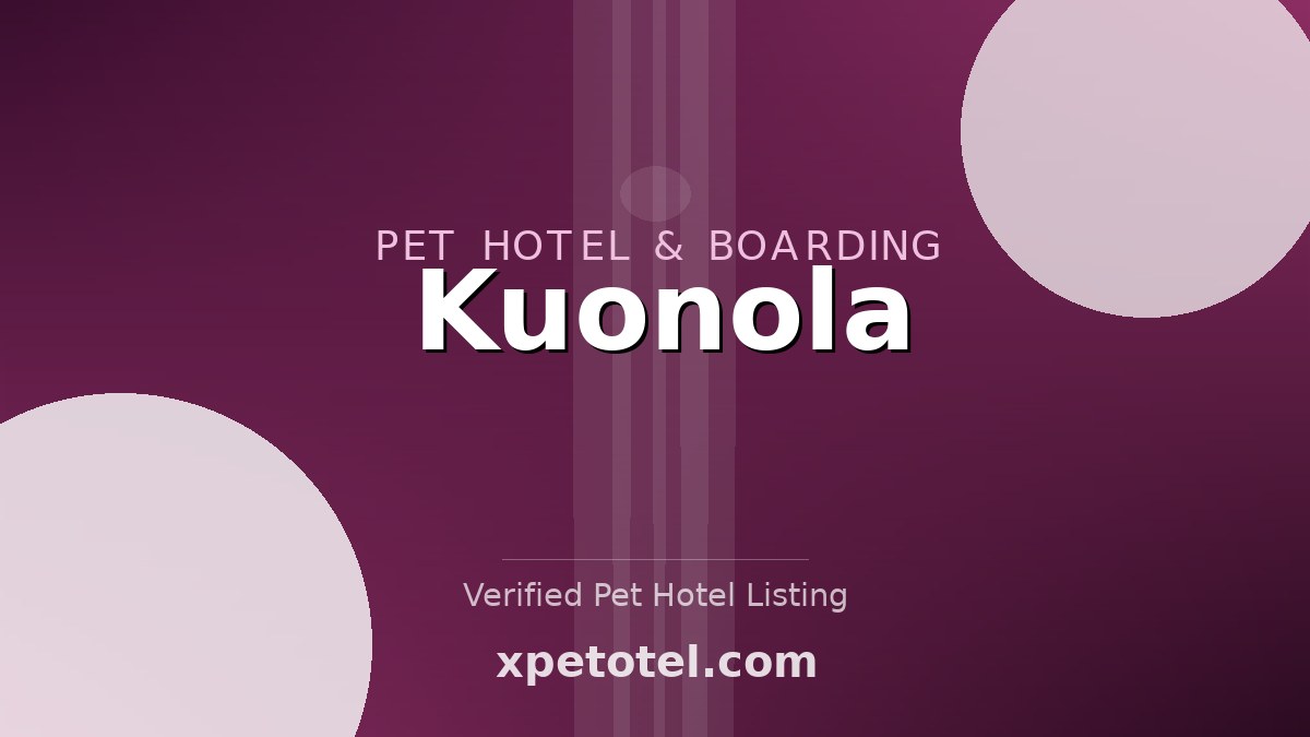 Kuonola pet hotel Helsinki
